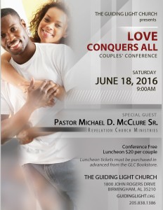 LOVE CONQUERS ALL 2016 Conference 8x11